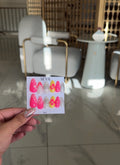 All'AAl Beauty – Luxury Handmade Soft Gel Press-On Nails | Neon | Medium Almond
