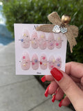 All'AAl Beauty – Luxury Handmade Soft Gel Press-On Nails | Pink Candy | Medium Almond
