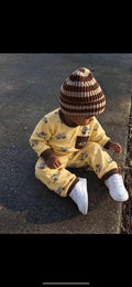 Little Builder Kids Pajama Set | Construction Vehicle Print