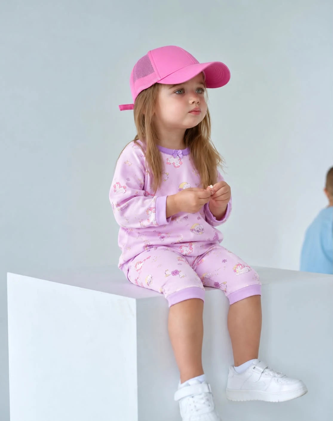 Little Lilac Kids Pajama Set | Playful Print